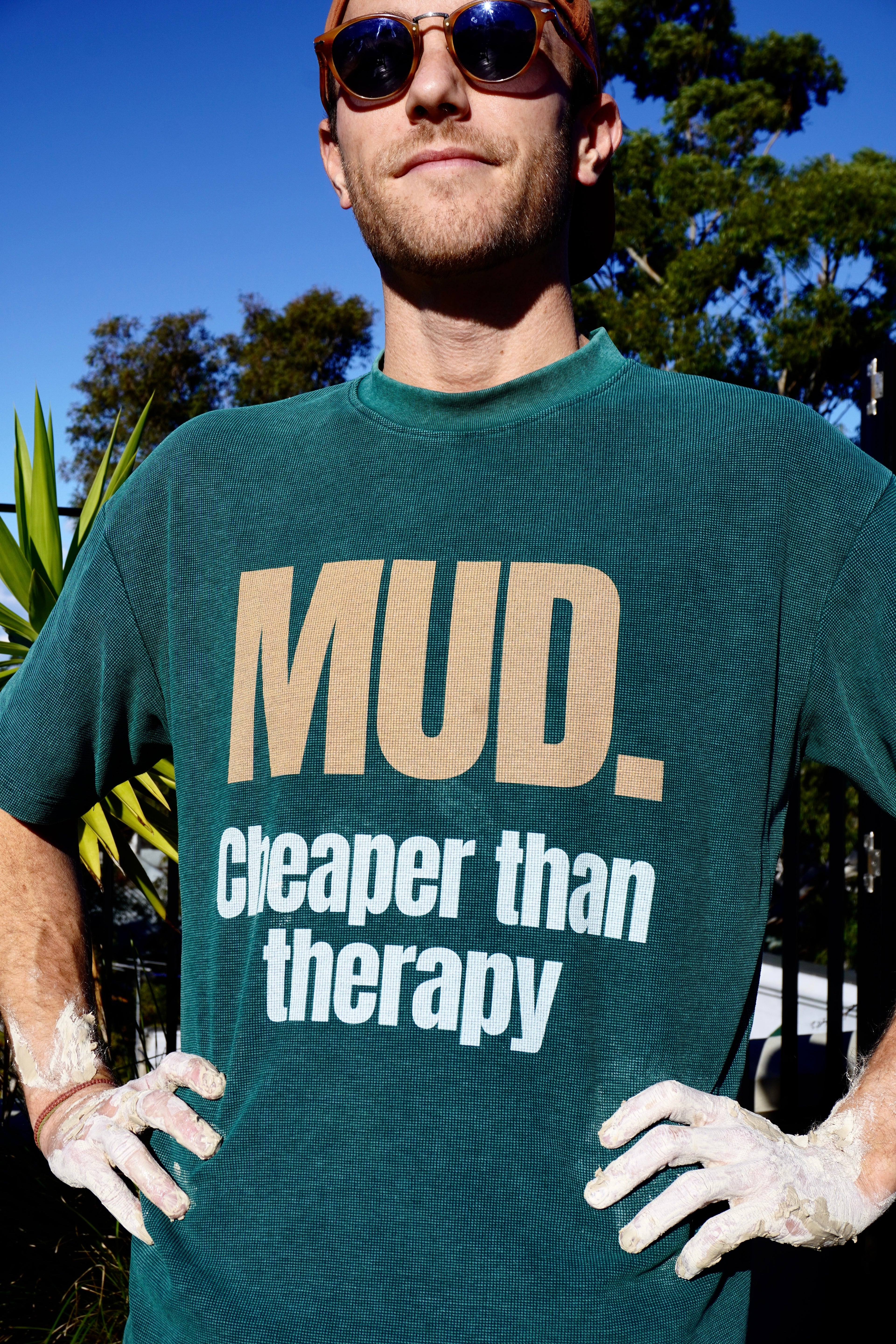Mud. Cheaper Than Therapy | Unisex Pottery T-Shirt