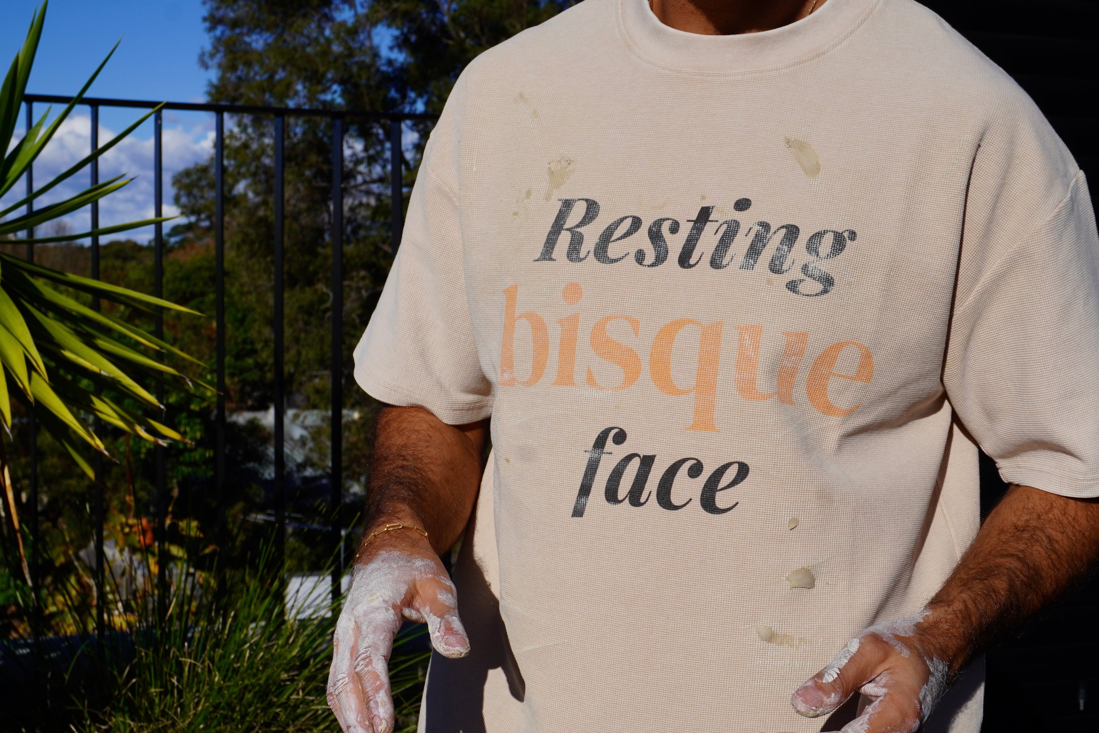 Resting Bisque Face | Unisex Pottery T-Shirt